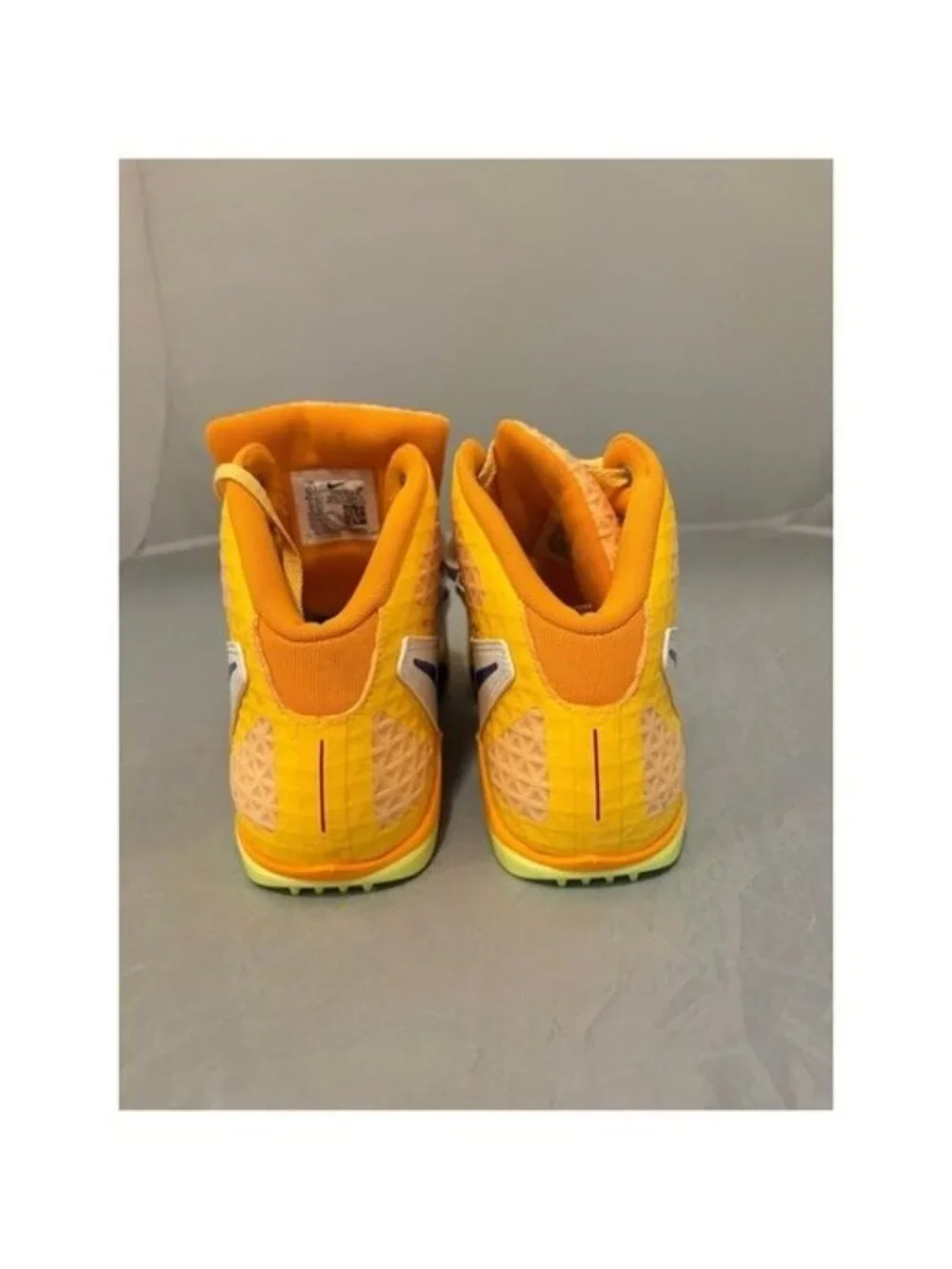 Nike Zoom Javelin Elite 3 Yellow Track Spikes throwing shoes sz 12 FZ9626 800